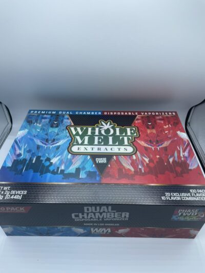 Whole Melts Extracts – 2g Double Chamber Disposables (100 pack)
