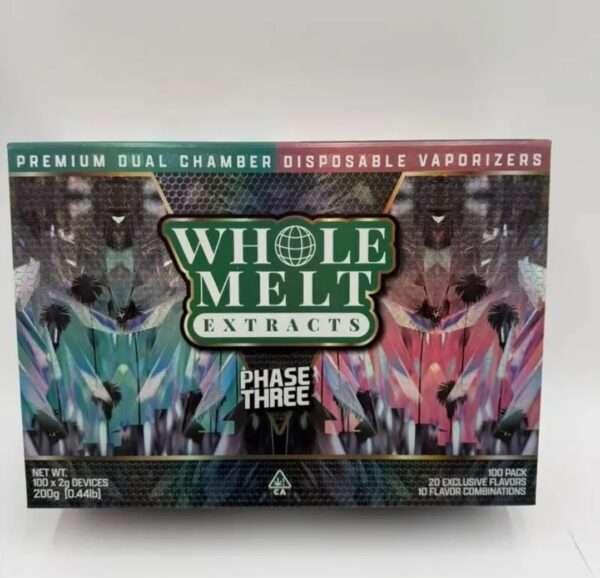 WHOLE MELT EXTRACTS PHASE 3 DISPOSABLE – 2G PREMIUM DUAL-CHAMBER VAPE