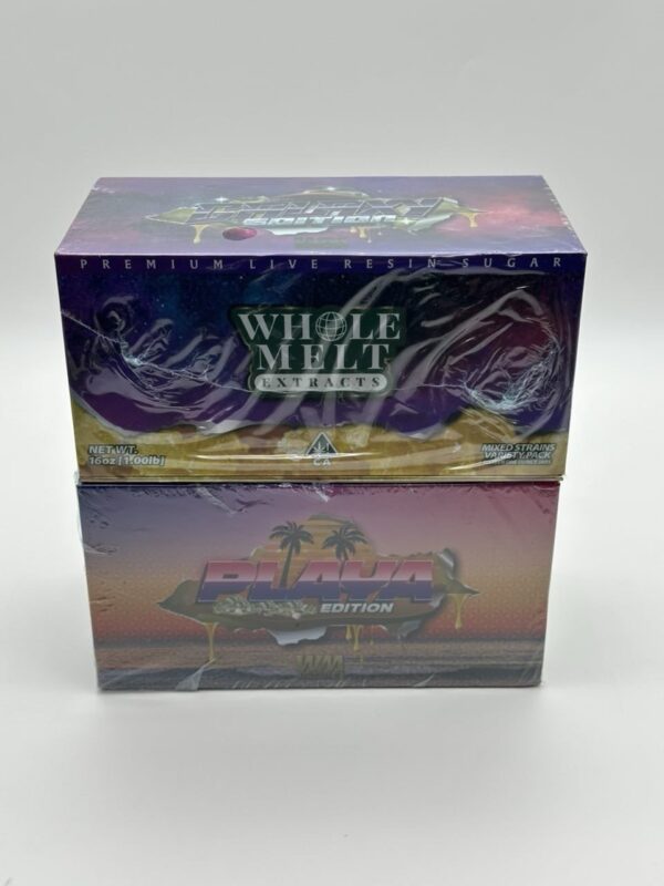 Authentic Whole Melt Galaxy Edition Live Resin Sugar | Full Box of 16 x 28g Jars - Image 3